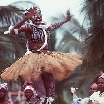 Afrikanische Tänzerin